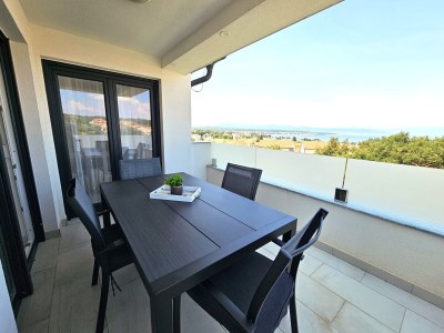 Apartment Two bedroom apartment with terrace and sea view Malinska, Krk A-19374-b - Outdoor photo 10