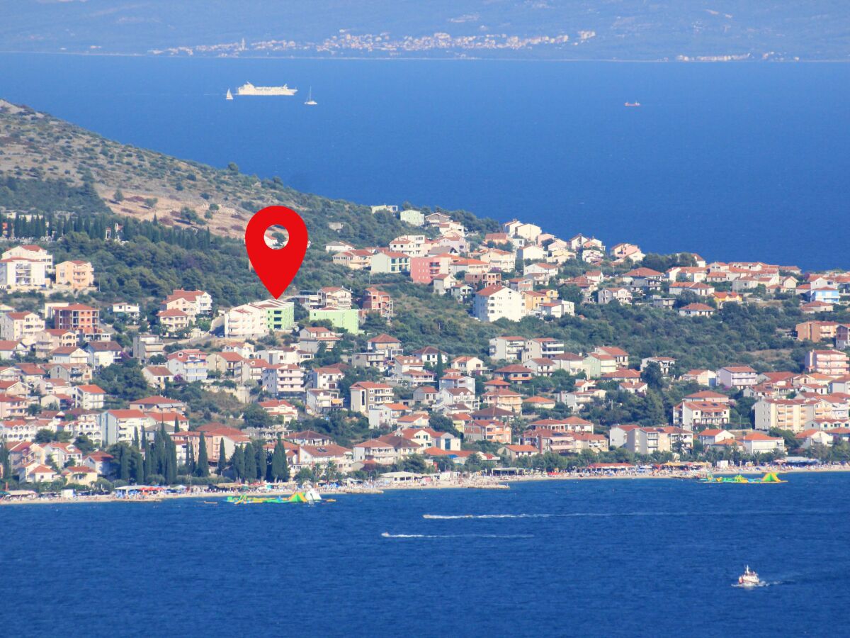 Apartment Two bedroom apartment with balcony and sea view Okrug Gornji, Čiovo A-22182-a