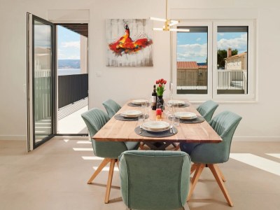 Villa Comfortable and spacious house with terrace and sea view Mali Rat, Omiš K-21548 - Outdoor photo 16