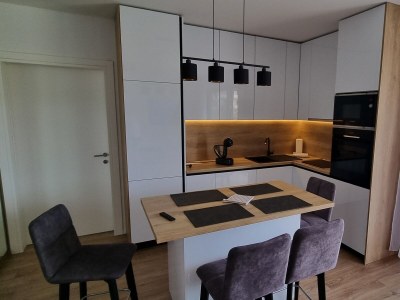 Apartment One bedroom apartment with terrace and sea view Podstrana, Split A-22298-a - Outdoor photo 12