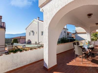 Apartment Three bedroom apartment with terrace and sea view Pinezići, Krk A-22403-a - Outdoor photo 29