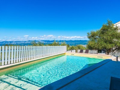 Holiday house Four-bedroom house with terrace and sea view Polje, Krk K-23598 in Silo - Holiday house