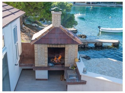 Holiday house Comfortable and spacious house near beach Rogoznica K-22156 - Outdoor photo 9