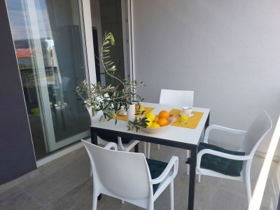 Apartment One bedroom apartment with terrace and sea view Rogoznica A-22157-a - Outdoor photo 12
