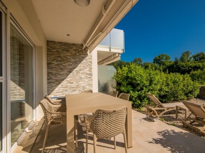 Holiday house Three bedroom house with terrace and sea view Ljutići, Krk K-23630 - Outdoor photo 19