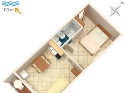 Apartment Studio flat with balcony Podaca, Makarska AS-2617-e - Outdoor photo 19