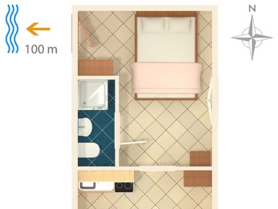 Apartment Studio flat with balcony Podaca, Makarska AS-2617-e - Outdoor photo 21