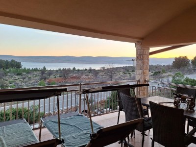 Apartment Two bedroom apartment with terrace and sea view Seline, Paklenica A-23552-a - Outdoor photo 24