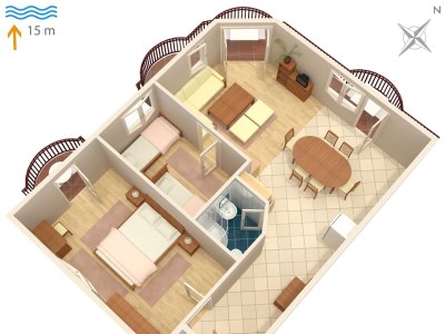 Apartment Two bedroom apartment near beach Kraj, Pašman A-334-d - Outdoor photo 51