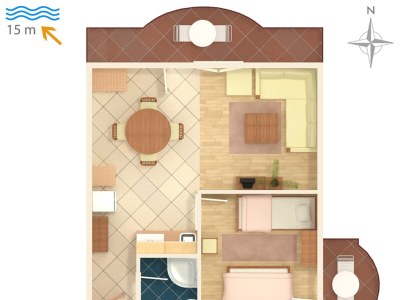 Apartment One bedroom apartment near beach Kraj, Pašman A-334-e - Outdoor photo 50