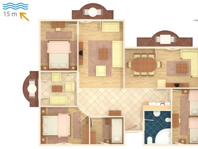 Apartment Four-bedroom apartment near beach Kraj, Pašman A-334-f - Outdoor photo 67