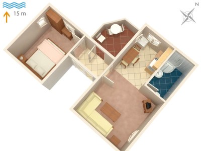 Apartment One bedroom apartment near beach Kraj, Pašman A-334-g - Outdoor photo 43