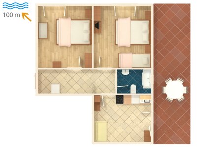 Apartment Two bedroom apartment with terrace Podaca, Makarska A-2617-b - Outdoor photo 29