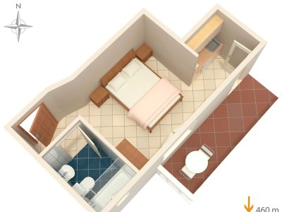 Apartment Studio flat with terrace and sea view Vodice AS-2995-a - Outdoor photo 19