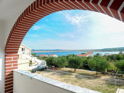 Apartment Studio flat with terrace and sea view Caska, Pag AS-4109-c - Outdoor photo 22