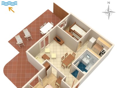 Apartment Two bedroom apartment near beach Kampor, Rab A-3213-a - Outdoor photo 32