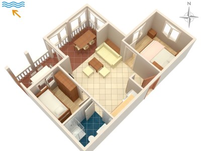 Apartment Two bedroom apartment near beach Kampor, Rab A-3213-e - Outdoor photo 30