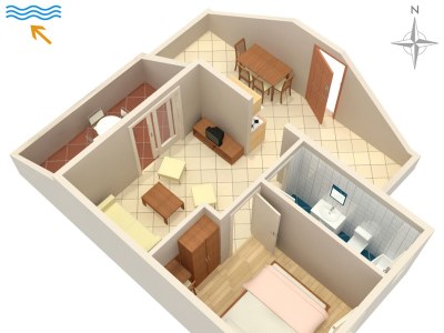 Apartment One bedroom apartment near beach Kampor, Rab A-3213-i - Outdoor photo 29