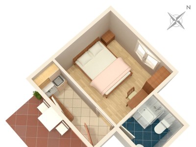 Apartment Studio flat with air-conditioning Gradac, Makarska AS-5198-a - Outdoor photo 16