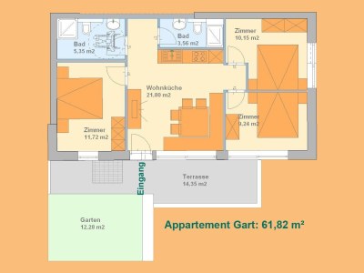 Holiday apartment Gart Holiday Apartment - Sonnseitn Apartments - Document photo 21