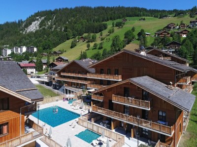 Holiday park Chalet in La Clusaz mit Pool und Spa - Outdoor photo 37
