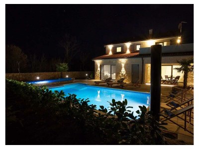 Villa Beautiful villa AURORA with private pool, sauna and jacuzzi - Outdoor photo 9