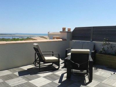 Holiday house above the roofs of Saint Pierre de la Mer ... - Outdoor photo 4