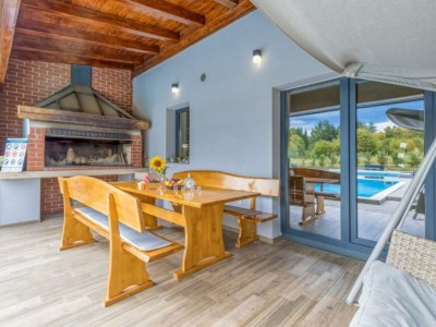 Holiday house Four Bedroom Holiday House Mali Raj with Pool - Outdoor photo 23