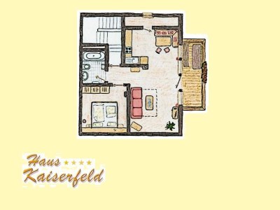 Holiday apartment in the Kaiserfeld holiday house. - Document photo 40