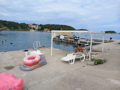 Apartment Guest House Green Corner Supetarska Draga - Triple Room with Terrace and Sea View - Outdoor photo 10