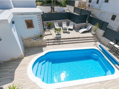 Holiday house Two bedroom house with terrace Okrug Gornji, Čiovo K-24460 - Outdoor photo 12