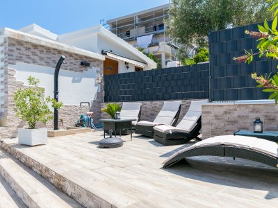 Holiday house Two bedroom house with terrace Okrug Gornji, Čiovo K-24460 - Outdoor photo 14