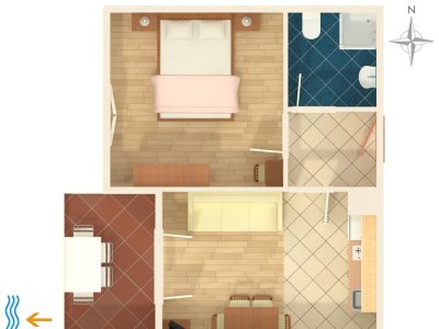 Apartment One bedroom apartment with terrace and sea view Cove Soline, Dugi otok A-448-e - Outdoor photo 29