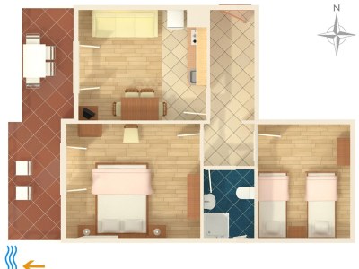 Apartment Two bedroom apartment with terrace and sea view Cove Soline, Dugi otok A-448-h - Outdoor photo 30