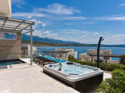 Holiday house Four-bedroom house with terrace and sea view Posedarje, Novigrad K-24091 - Outdoor photo 8