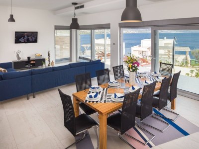 Holiday house Four-bedroom house with terrace and sea view Posedarje, Novigrad K-24091 - Outdoor photo 23