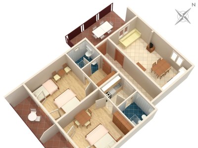 Apartment Two bedroom apartment with terrace and sea view Pisak, Omiš A-1004-c - Outdoor photo 16