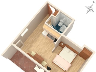 Apartment Studio flat with balcony Tučepi, Makarska AS-2721-a - Outdoor photo 24