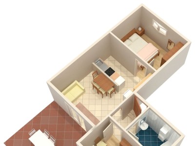 Apartment Two bedroom apartment near beach Lumbarda, Korčula A-135-b - Outdoor photo 32