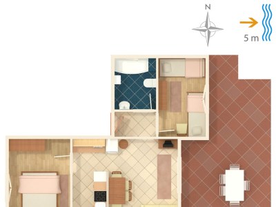 Apartment Two bedroom apartment near beach Lumbarda, Korčula A-135-b - Outdoor photo 33