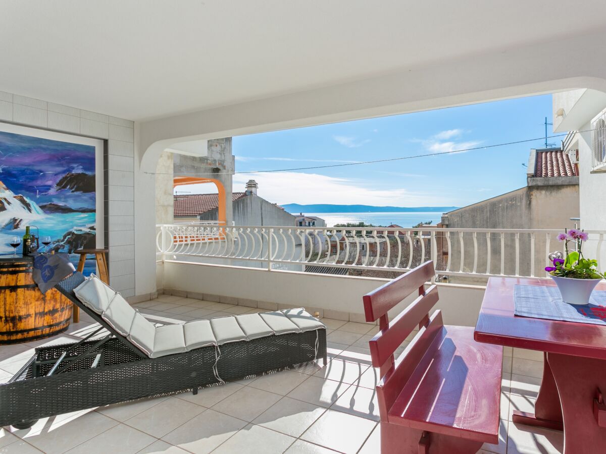 Apartment Two bedroom apartment with terrace and sea view Tučepi, Makarska A-22384-b