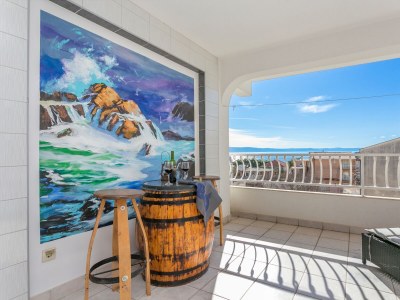 Apartment Two bedroom apartment with terrace and sea view Tučepi, Makarska A-22384-b - Outdoor photo 23