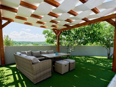 Apartment Three bedroom apartment with terrace and sea view Ljubač, Zadar A-14148-a - Outdoor photo 7