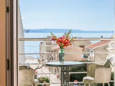 Apartment Two bedroom apartment with balcony and sea view Tučepi, Makarska A-22384-e in Tučepi - Apartment