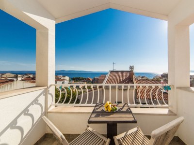 Apartment Studio flat with terrace and sea view Tučepi, Makarska AS-22384-a in Tučepi - Apartment