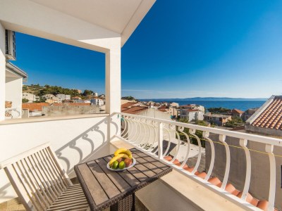 Apartment Studio flat with terrace and sea view Tučepi, Makarska AS-22384-a - Outdoor photo 17