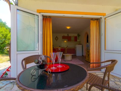 Apartment One bedroom apartment with terrace and sea view Barbat, Rab A-20080-e - Outdoor photo 16