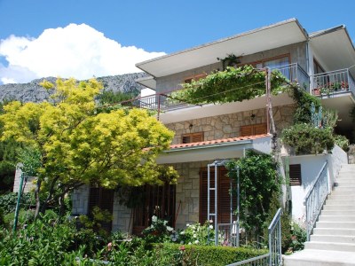 Apartment Three bedroom apartment with terrace and sea view Brela, Makarska A-20778-b - Outdoor photo 2