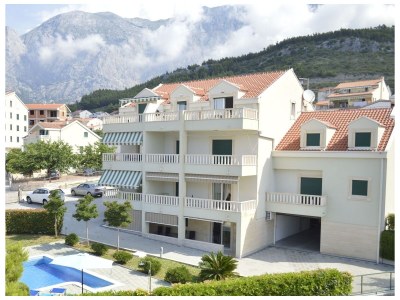 Apartment Two bedroom apartment with terrace Promajna, Makarska A-17160-b - Outdoor photo 2