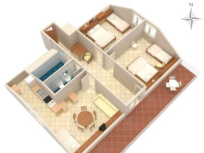 Apartment Two bedroom apartment with terrace and sea view Prigradica, Korčula A-193-b - Outdoor photo 29